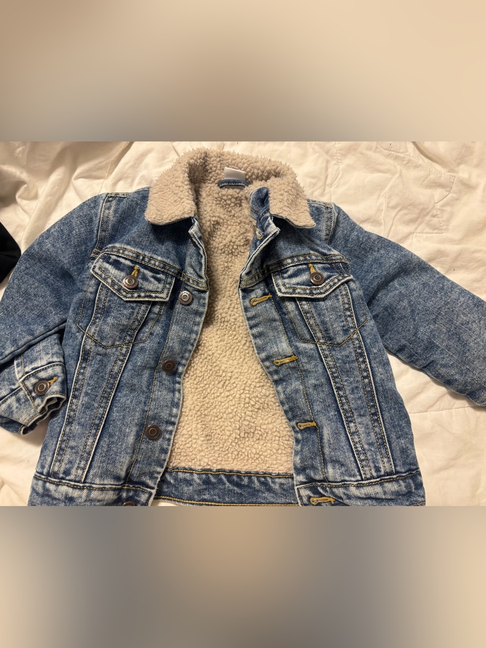 Crazy 8 denim Sherpa jacket